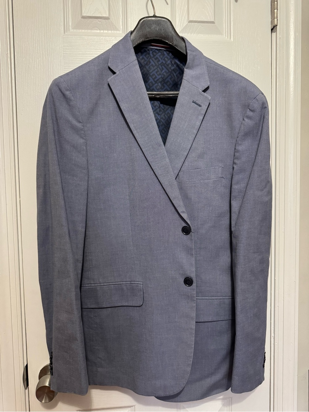 Tommy Hilfiger Slate Blue Two-Button Sport Coat